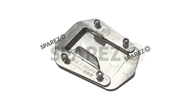 Royal Enfield Super Meteor 650 Stainless Steel Side Stand Base Extender  - SPAREZO